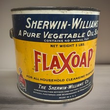Vintage Soap Advertising Tin By Paint Company Sherwin Williams