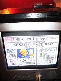 Sega Master System PAPERBOY w/Cartridge, Instructions & Box (CIB)