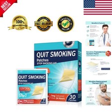 30 Count 7mg Quit Patches - Gentle Adhesive for Sustainable Smoking Cessation