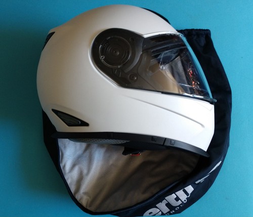 Schuberth S2 Motorrad Helm Gr 58 59 L Motorradhelm Neuwertig Weiß Sonnenbrille - Bild 2 von 7
