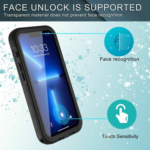 Funda protectora de pantalla incorporada impermeable real para iPhone 12 13 Pro Max Mini - Imagen 51 de 85