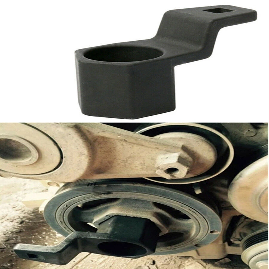 50MM Crankshaft Crank Pulley Wrench Holder Removal Spanner Tool in Black