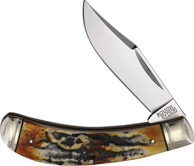 Rough Ryder Messer Bow Trapper Cinnamon Slipjoint Taschenmesser Hirschhorngriff