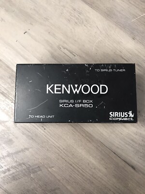 KENWOOD KCA-SR50 SIRUS Interface Adapter Connecting Head Unit Receiver Preowned