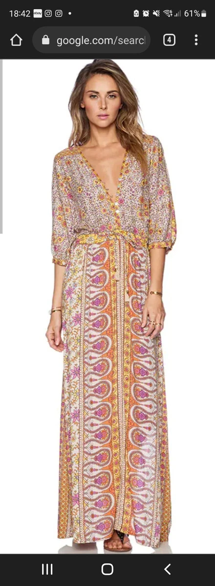spell and the gypsy collective Boho Blossom Gown Saffron L