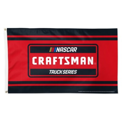 #ad Nascar Craftsman Truck Series Car Racing 3x5 FT Black Flag Wall Decore Banner $14.99