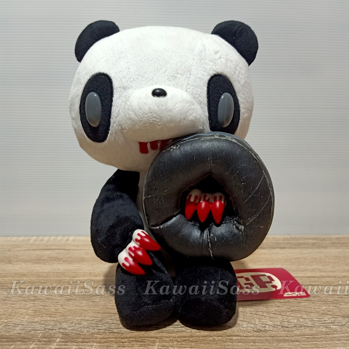Gloomy Bear Panda Tone Black White Tire Plush Toy Fifth Wheel TAG