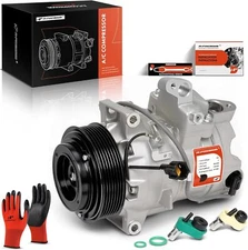  Air Conditioner AC Compressor with Clutch Compatible with Infiniti EX35 2008 