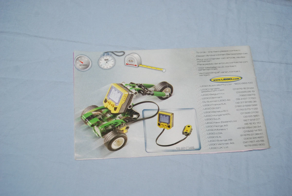 Lego Technic 8236 Bike Burner Instruction Manual GUC No Bricks | EBay