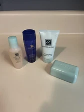 Estee Lauder Lot Of 4 Cleansing, Toner, Makeup Remover. See Pictures For Details