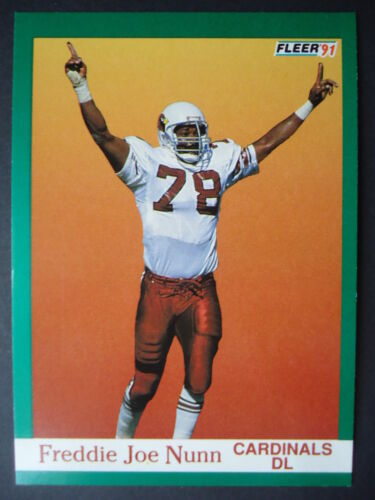 NFL 344 Freddie Joe Nunn Phoenix Cardinals Fleer 1991 - Bild 1 von 1