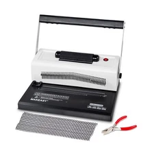 MAKEASY Spiral Coil Binding Machine for LTR/A4 - Disengaging Pins - 4 to 1 Pi...