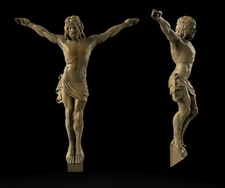 STL 3D Models # THE JESUS # for CNC 3D Printer Engraver 3D Printer Aspire Router