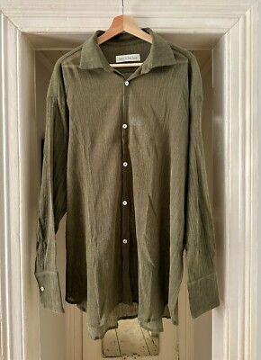 Ludovic de Saint Sernin Men s Khaki Go To Shirt sz M