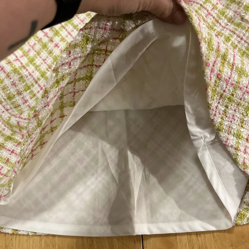 Y2K Karen Kane Hebilla Cinta Academia Falda 6 Foto 4 de 4