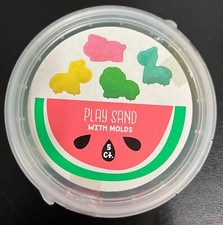 Play Sand With Molds Age 4 1 Bucket Dynamic Sand 4 Plastic Molds Green 14.11 Oz