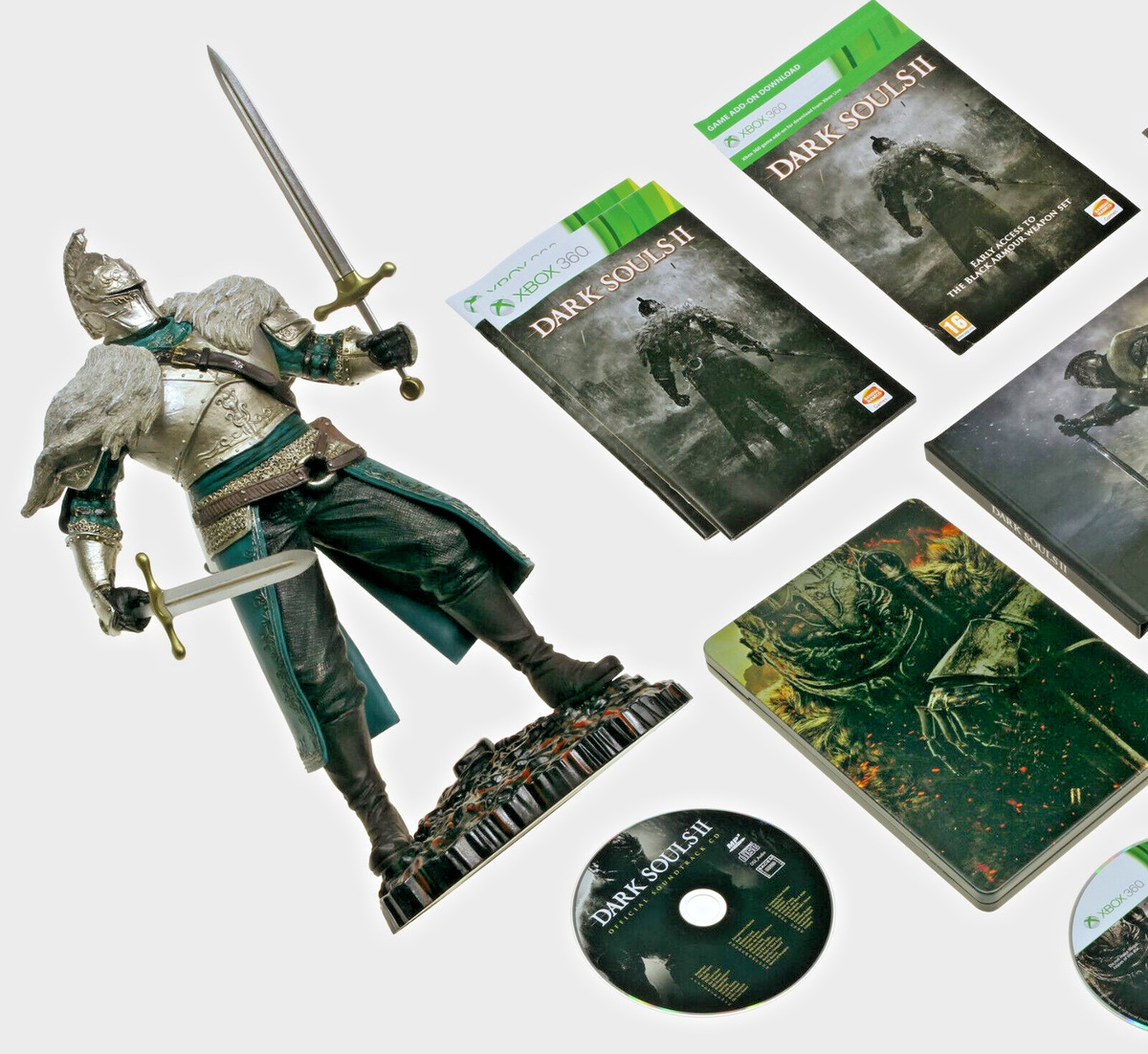 Xbox 360 DARK SOULS II 2 Collectors Limited Edition Map Soundtrack Figure  Book