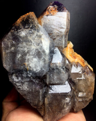 1110g WOW! Beautiful Super Seven Skeletal Amethyst Quartz Crystal  P796