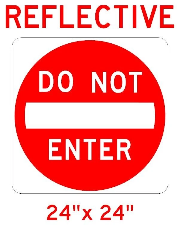 Do Not Enter Sign In Collectible Transportation Signs for sale | eBay