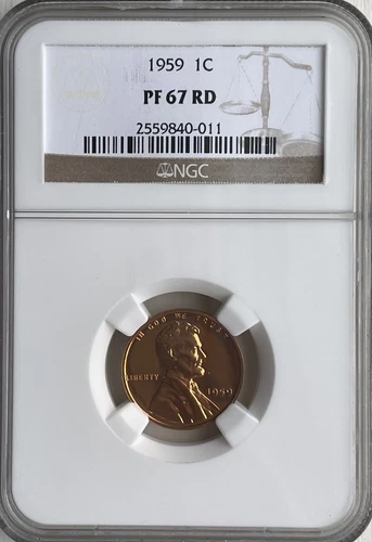 1959 Lincoln Cent Proof PF67RD (NGC)