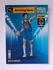2021-22 Hoops #20 Moses Moody Arriving Now Golden State Warriors