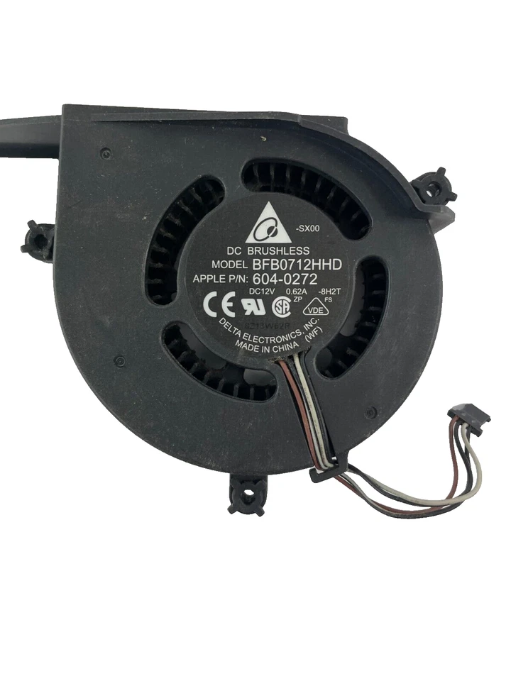 DC Brushless Apple P/N 604-0272 Model BFB0712HHD DC12V - Wire CPU Cooling Fan - Image 2 of 4
