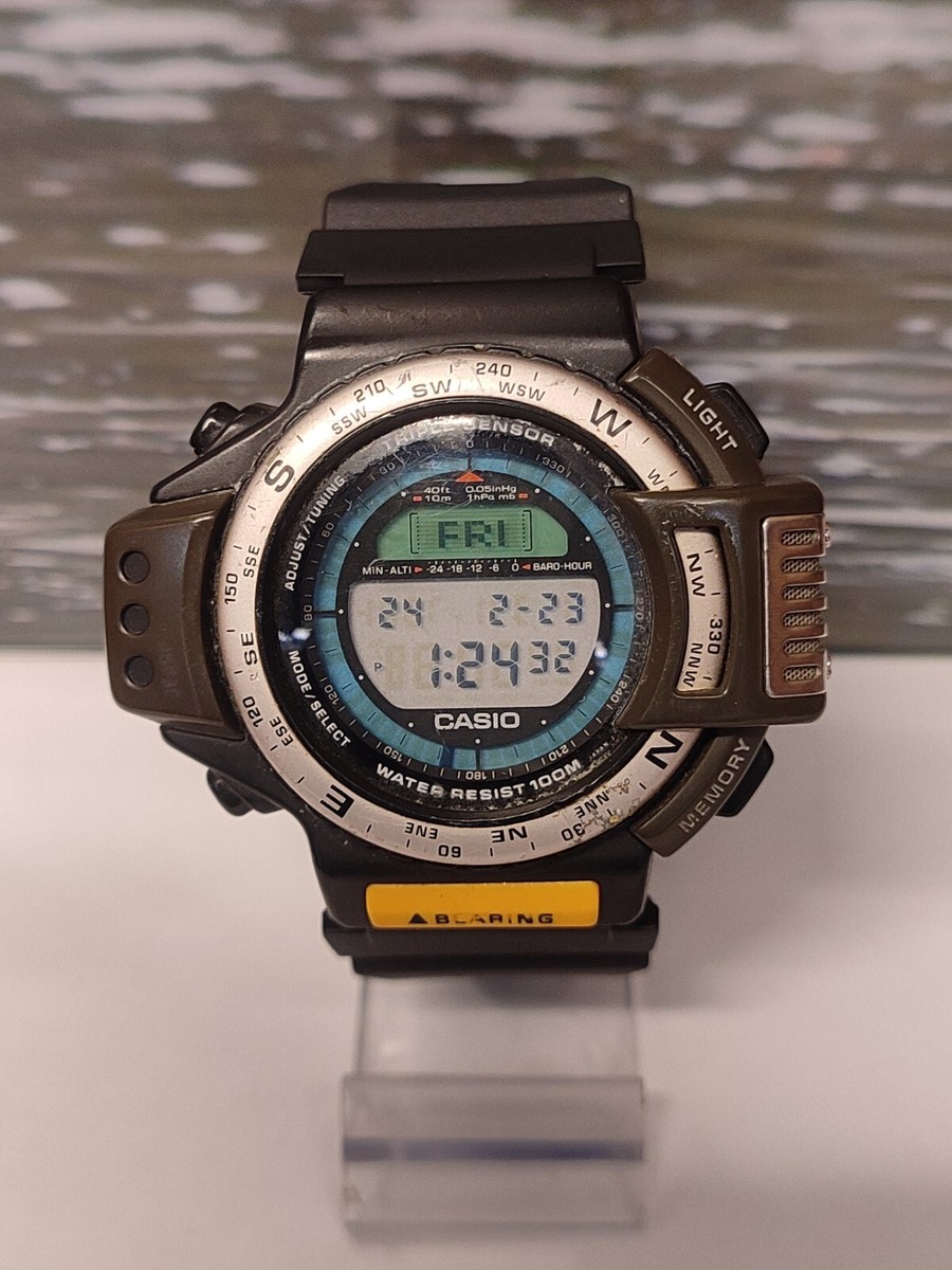 CASIO PRO TREK TRIPLE SENSOR DIGITAL QUARTZ ATC-1200 JAPAN CASIO PRO TREK TRIPLE SENSOR DIGITAL QUARTZ ATC-1200 JAPAN