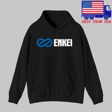 Enkei Japan Tuning Racing Men's Black Size S to 3XL