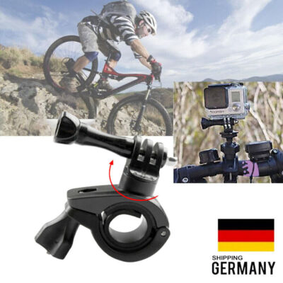 Action Cam Halterung Fahrradhalterung Lenker Kamerahalterung für Gopro Hero 3 2
