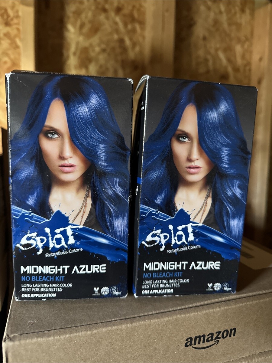 2 Splat Hair Dye Midnight Azure Semi-Permanent Hair Dye