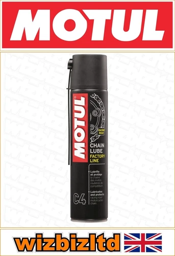 Motul Motorcycle C4 Factory Line Chain Lube 400 ml O-ring, X-ring, Z-ring Chains