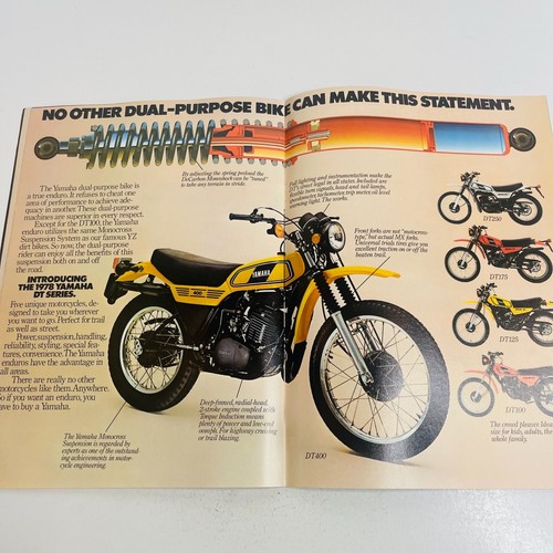 1978 Yamaha Guide "How To Build a Motorcycle" Sales Guide Brochure RARE - Picture 8 of 8
