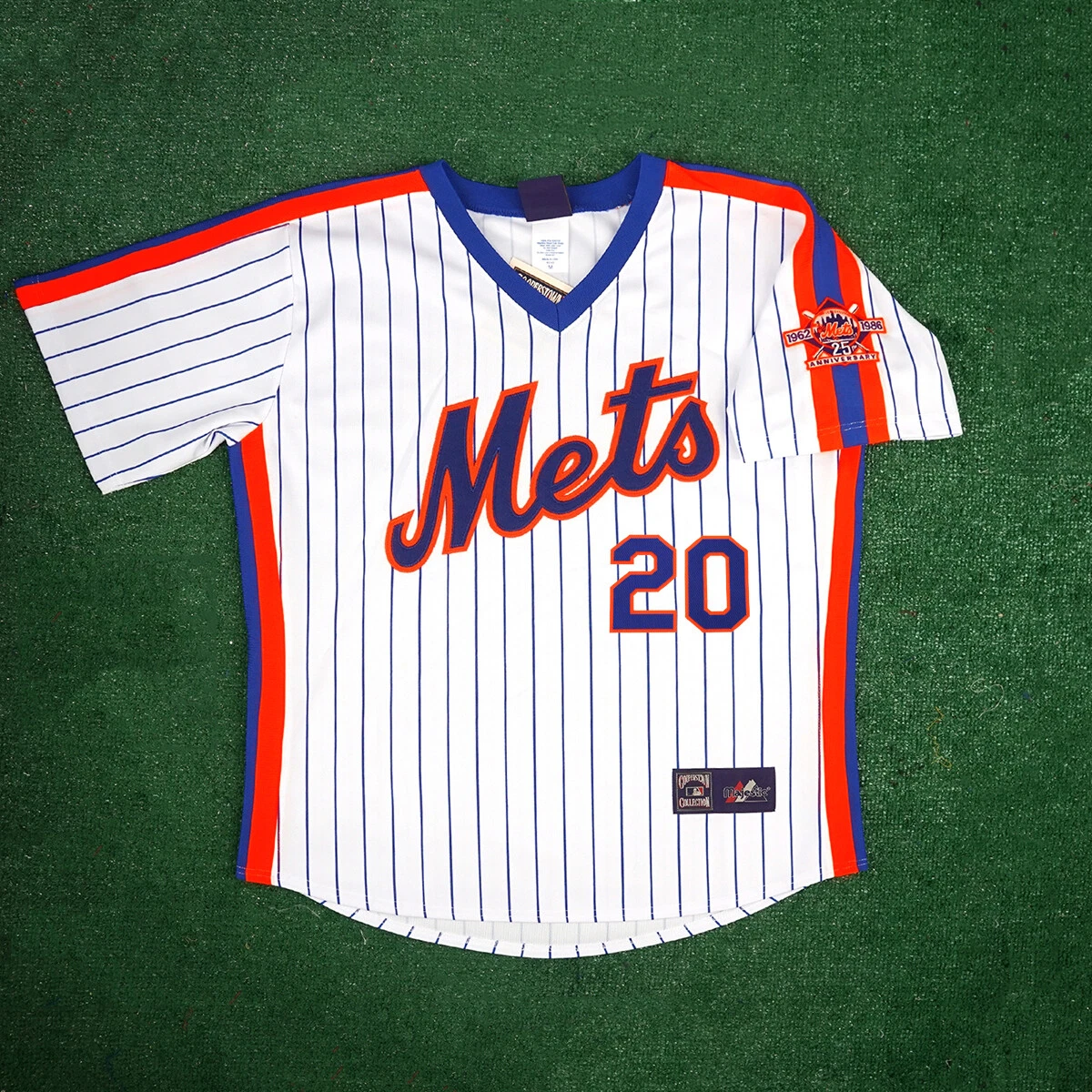 Howard Johnson 1986 New York Mets Home Cooperstown Men's