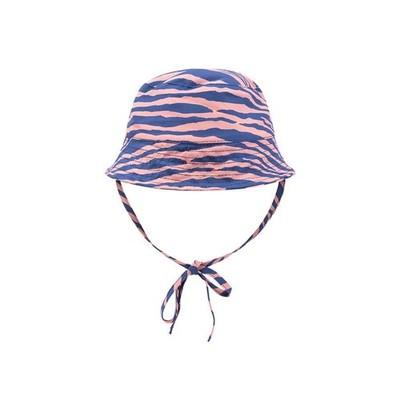 Swim Essentials Sun Hat Blue/orange Vibrant Stripes - Große 1/2 Years