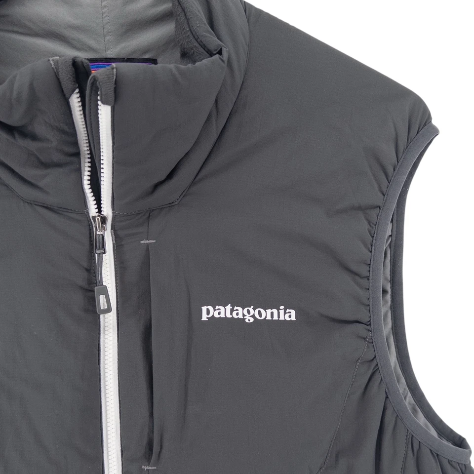 Patagonia 男式中号纳米空气背心锻造灰色防撕裂尼龙轻便 Gorp — 第 3/4 张图片