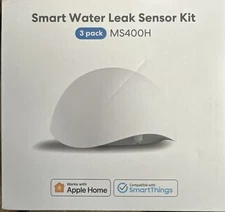 Meross Smart Water Sensor Alarm 3 Pack, WiFi Water Leak Detector