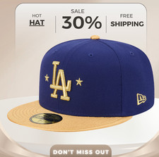 Official New Era LA Dodgers 2026 Gold Collection 59FIFTY Fitted Hat Authentic