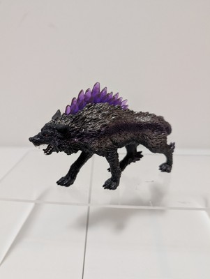 Schleich Eldrador Creatures 6'' Shadow Wolf Snow Figure for Fantasy Play Diorama