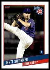 2021 Matt Swarmer Choice Minor League Rookie Card Cubs Iowa Cubs