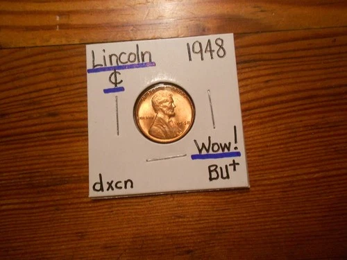 1948 Lincoln Cent BU+ BEAUTY!!!!! FLASHY!!!!