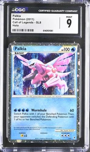 CGC 9 MINT Palkia SL8 Call Of Legends Holo Pokemon Card