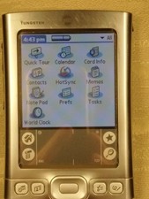 2003 PALM Tungsten-E Handheld PDA w/ Stylus, Power  USB Cords Charged/ Works