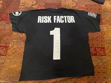 Def Leppard 2015 Risk Factor Local crew- XL- Original - 1. Ultra Rare- Black