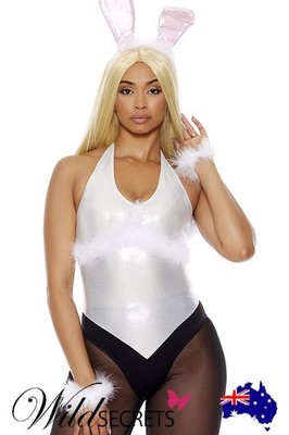 NEW Forplay Boo, You Bunny 4 Piece Costume Set, Wild Secrets