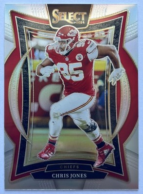 2024 Panini Select - Concourse Chris Jones #19 Silver Prizm 