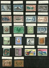 Ceylon Lot of 22 mint/used 1938-1965 stamps C.V. $8.10 Cey5