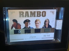 RAMBO TRAUTMAN RODGERS CO BAO Quad Relic #d 06/50 - Keepsake Rambo Edition #135