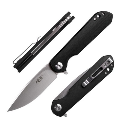 New Ganzo Knives Firebird Linerlock Black Folding Poket Knife FH41BK