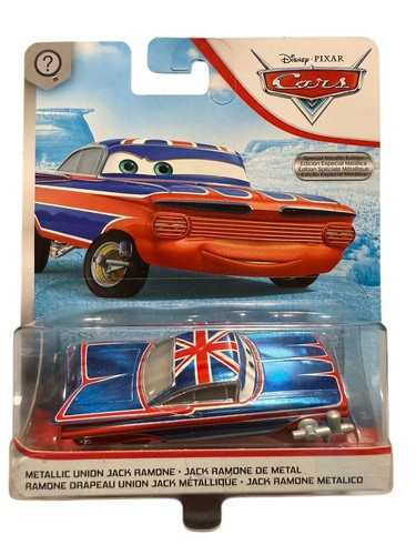 Disney Pixar Cars Metallic Union Jack Ramone Blue Red Chrome Chase HTF New