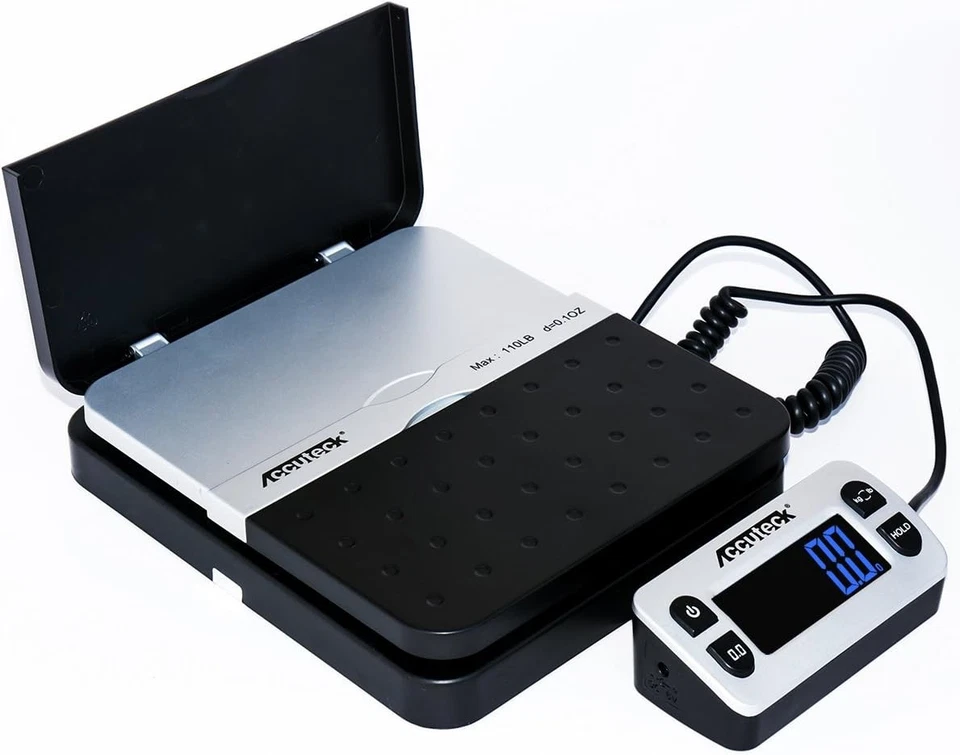 ACCUTECK ShipPro 110lbs x 0.1 oz. Digital Shipping Postal Scale, Black (W-8580-1 - Image 2 of 4